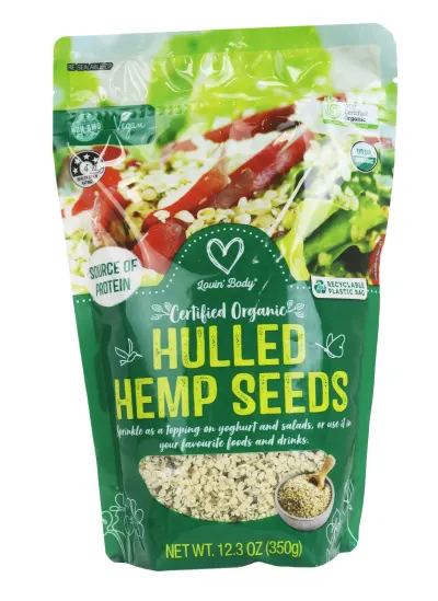 Certified Organic Hulled Hemp Seed