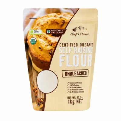 Certified Organic Self Raising Flour – Unbleached