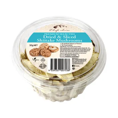 Premium Selected Dried & Slices Hana Donko Shiitake Mushrooms