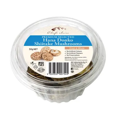 Premium Selected Dried & Whole Hana Donko Shiitake Mushrooms