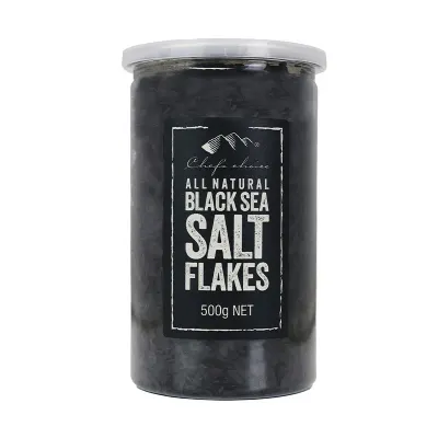 All Natural Black Sea Salt Flakes