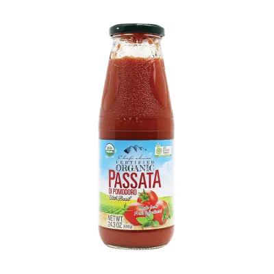 Certified Organic Passata Di Pomodoro with Basil