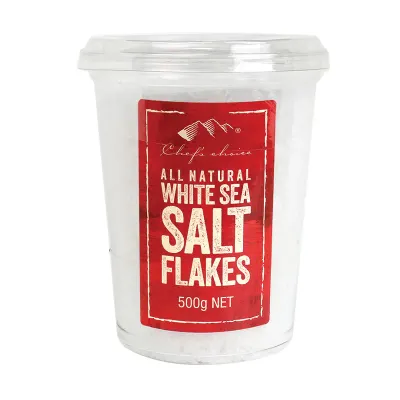 All Natural White Sea Salt Flakes