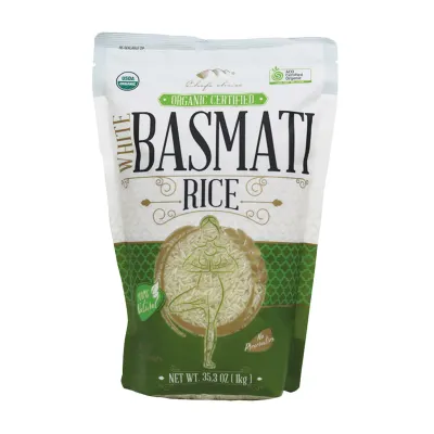 Certified Organic White Basmati Rice