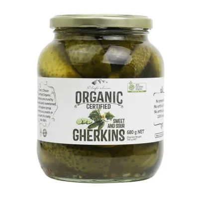 Certified Organic Gherkins