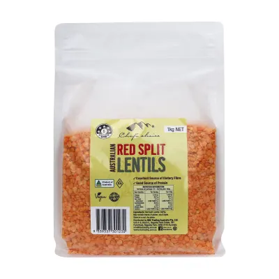 Australian Red Split Lentils