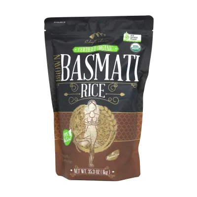 Certified Organic Brown Basmati Rice