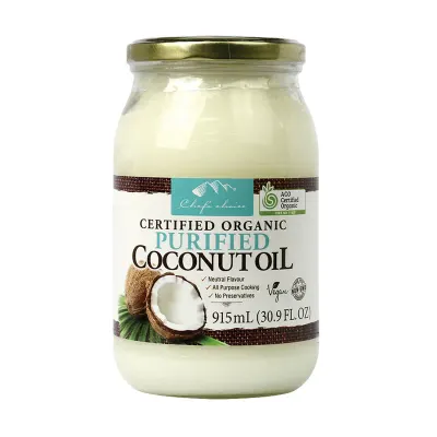 Certified Organic Purified Coconut Oil