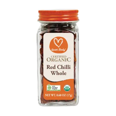 Certified Organic Red Chilli Whole