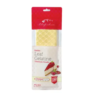 Leaf Gelatine Titanium (12 sheets)
