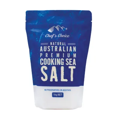 Natural Australian Premium Cooking Sea Salt – Plastic Bag