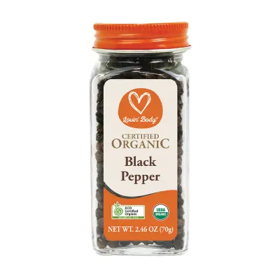 Certified Organic Black Pepper