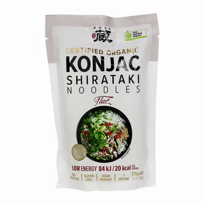 Certified Organic Konjac Shirataki Noodles Flat