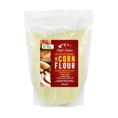 Certified Organic Fine Corn Flour