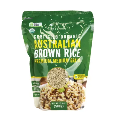 Certified Organic Brown Rice Premium Medium-Grain
