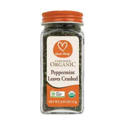 Certified Organic Peppermint Leaves Crushed