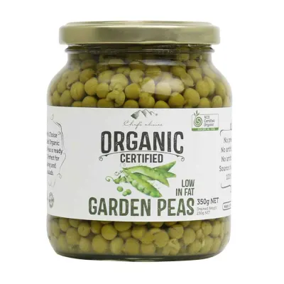 Certified Organic Garden Peas