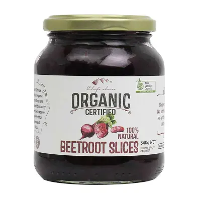 Certified Organic Beetroot Slices