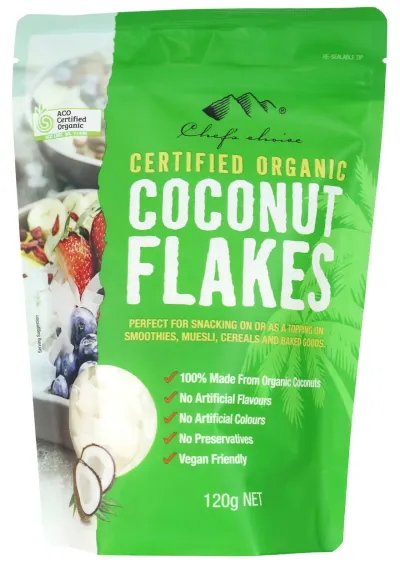 Certified Organic Coconut Flakes