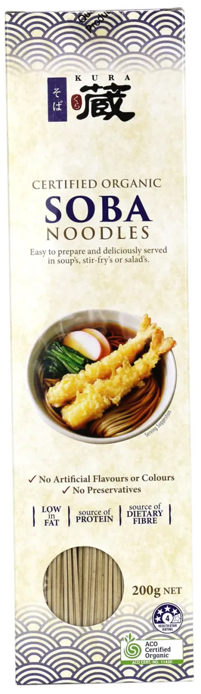 Certified Organic Soba Noodles
