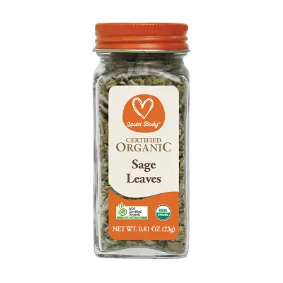 Certified Organic Sage Leaves