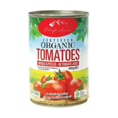 Certified Organic Whole Peeled Tomatoes