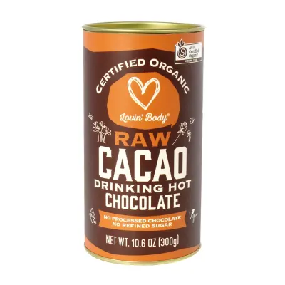 Certified Organic Raw Cacao Drinking Hot Chocolate