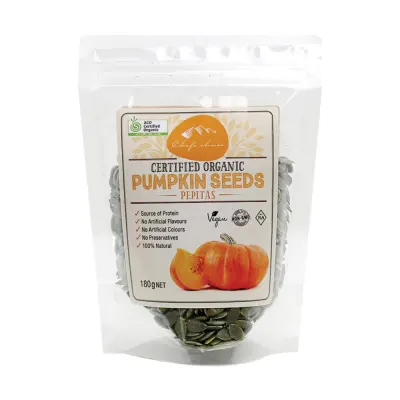 Certified Organic Pumpkin Seeds Pepitas