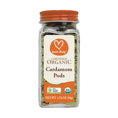 Certified Organic Cardamom Pods
