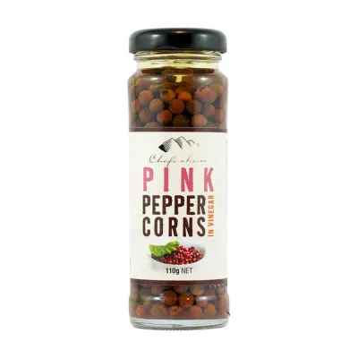Pink Peppercorns in Vinegar