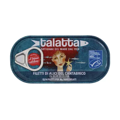 Fillets of Anchovy in Olive Oil