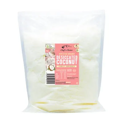 Certified Organic Desiccated Coconut – Finely Shredded