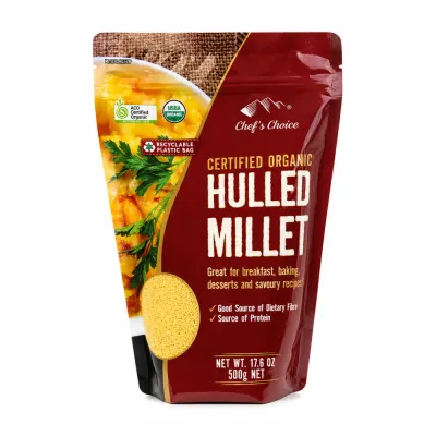 Certified Organic Hulled Millet