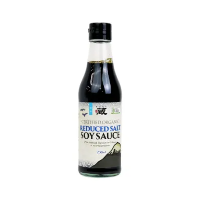 Certified Organic Reduced Salt Soy Sauce
