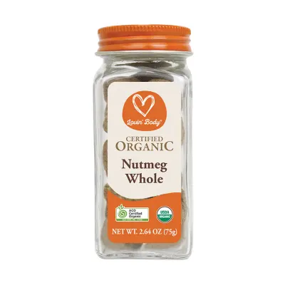 Certified Organic Nutmeg Whole